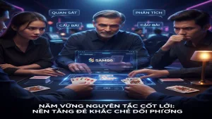 Cách khắc chế đối thủ trong bài Phỏm Sam86