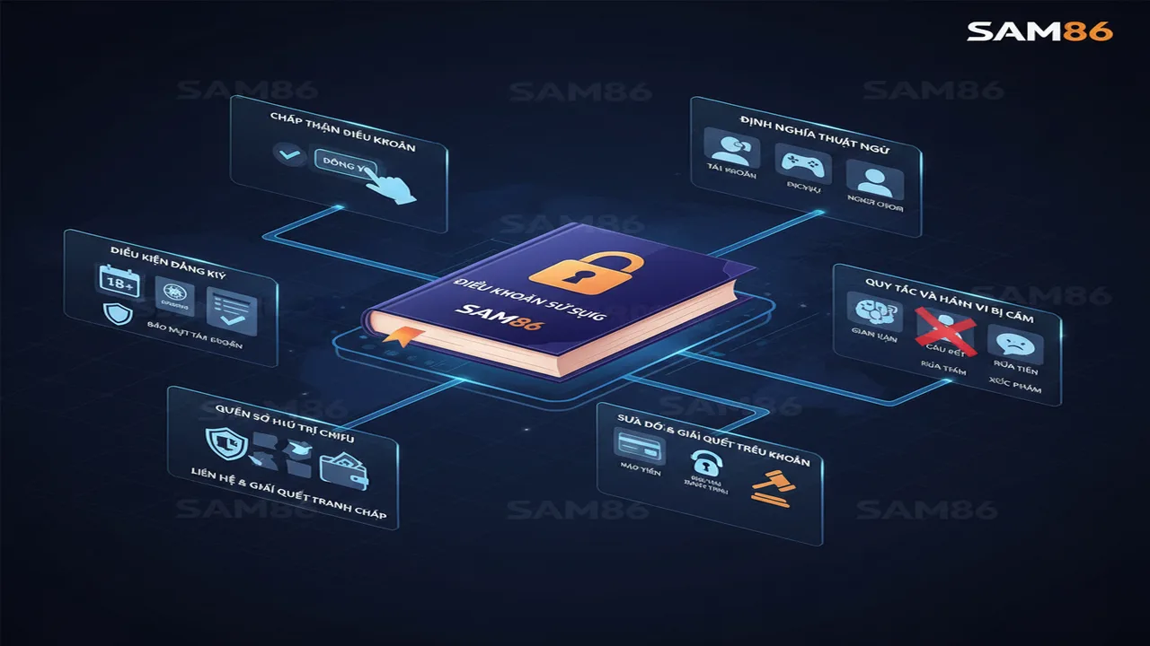 Điều Khoản Sử Dụng Sam86