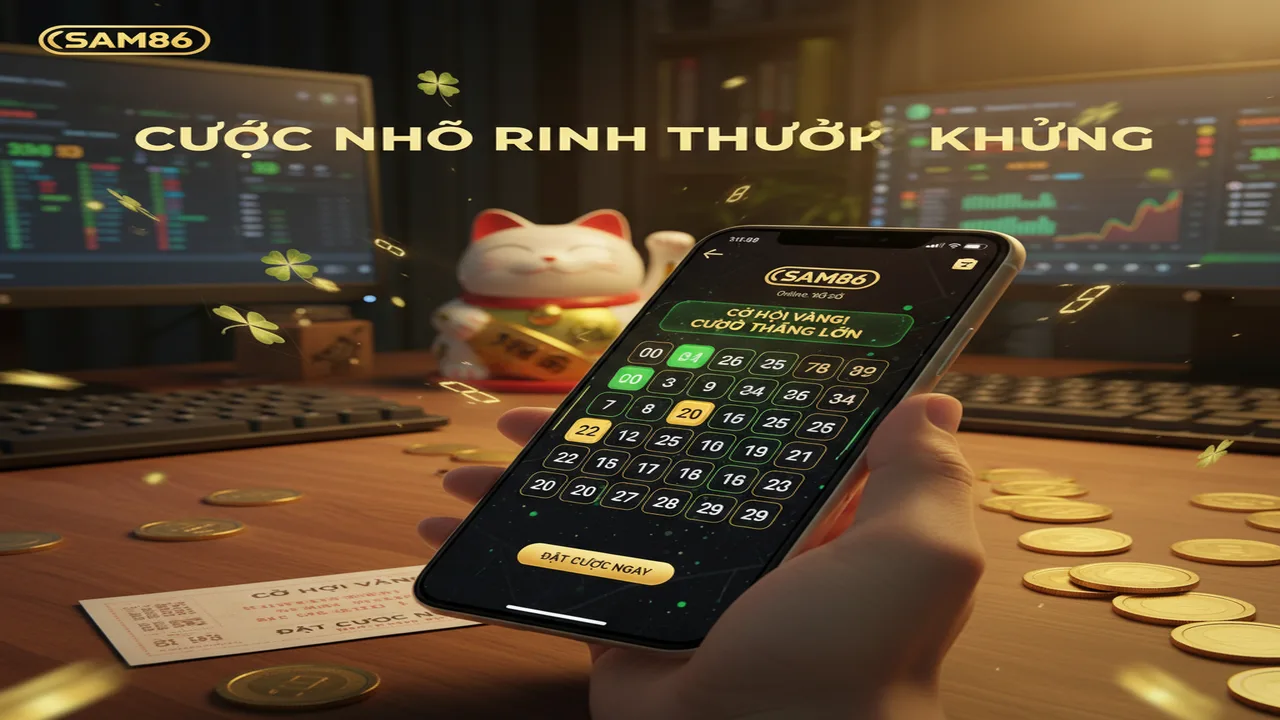 Khuyến mãi Xổ Số Online: Cược nhỏ thắng lớn Sam86