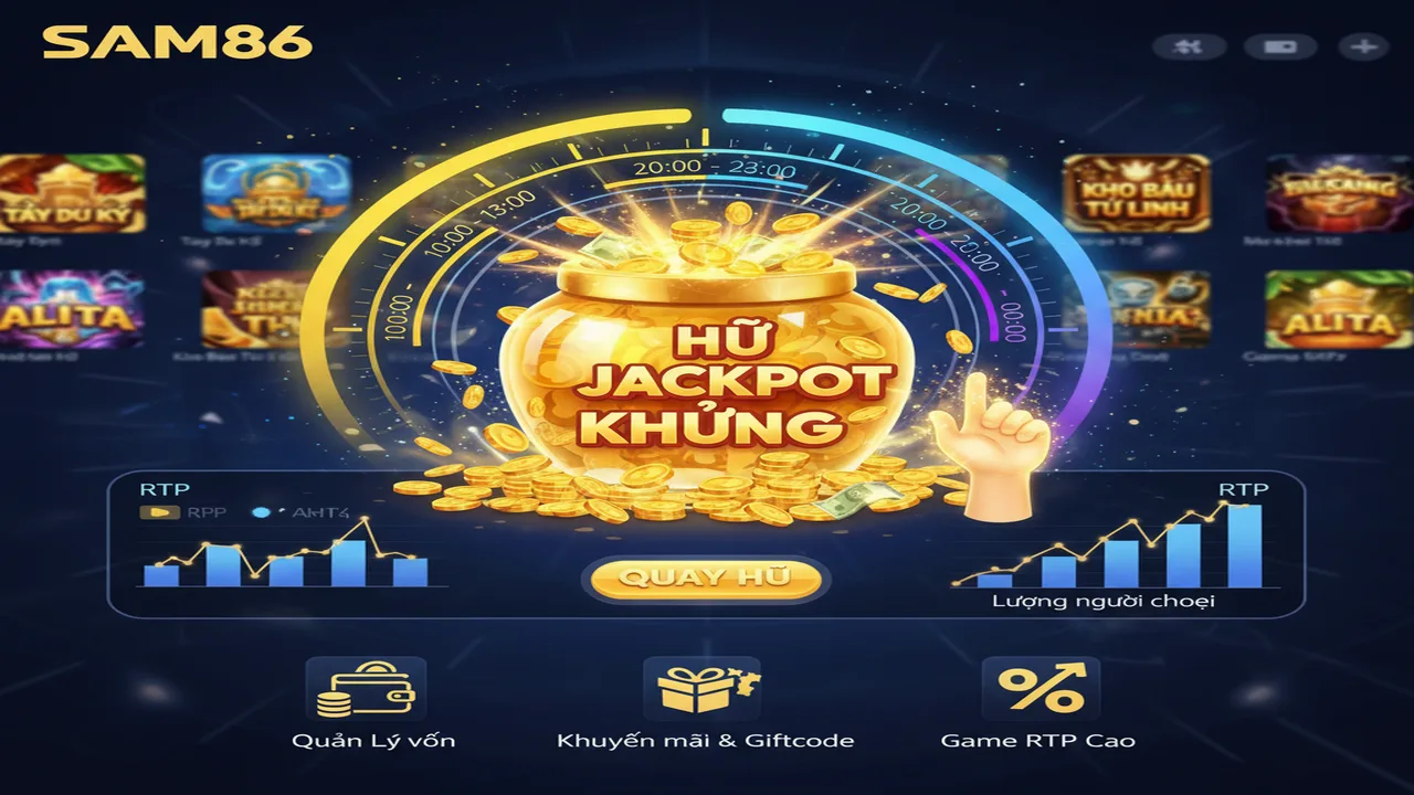 Mẹo quay hũ vào khung giờ vàng dễ nổ Sam86