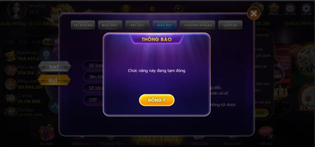 Rút Tiền Momo Sam86